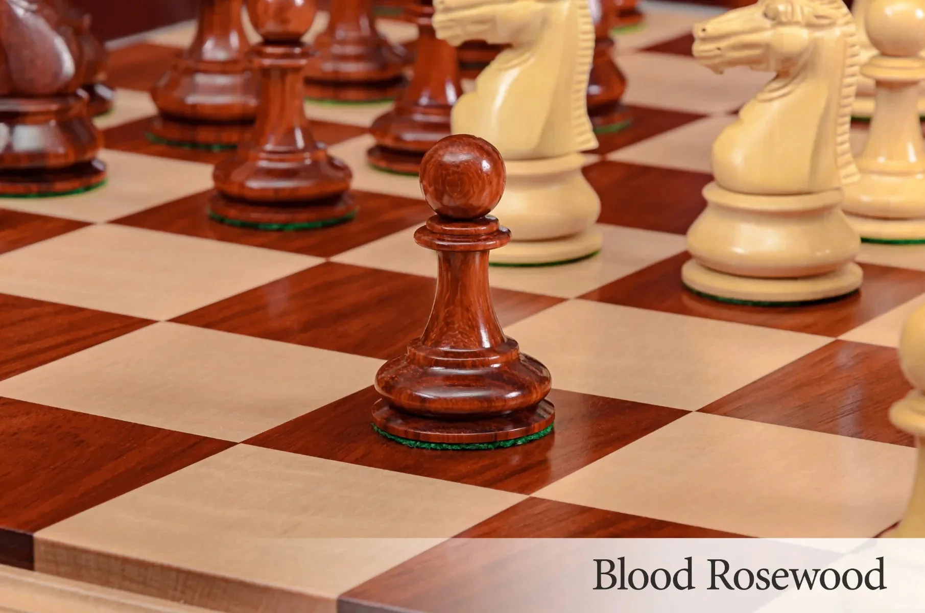 CLEARANCE - The Nottingham 1936 Series Luxury Chess Pieces - 4.4" King - Image 9