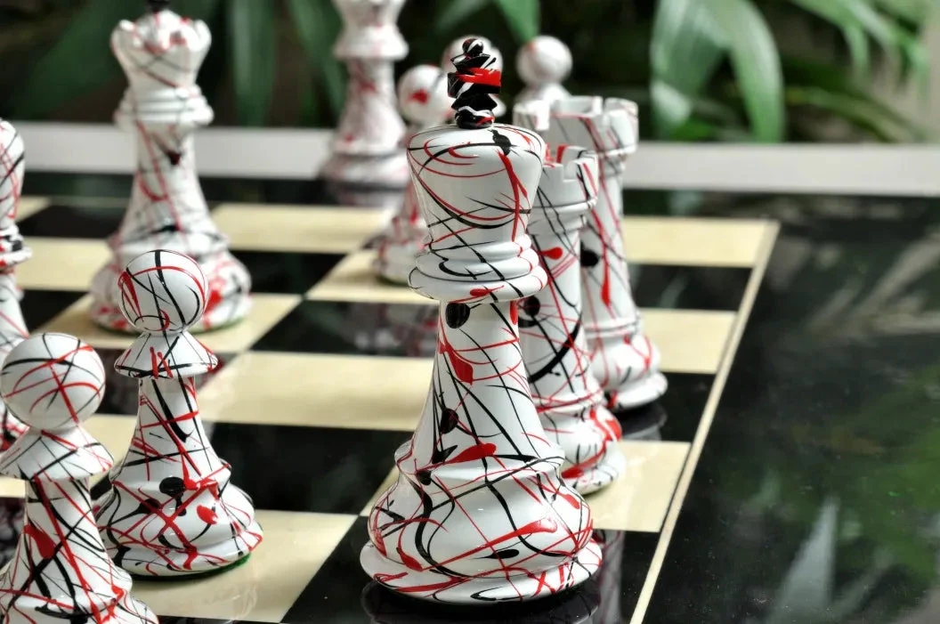 Black and White Hand Painted - Image 11