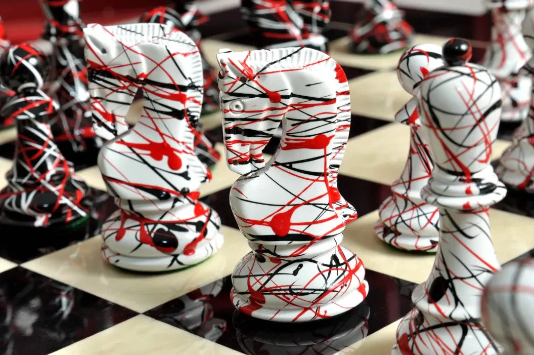 Black and White Hand Painted - Image 9