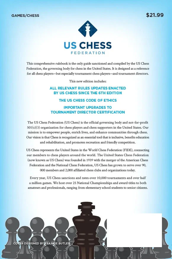 CLEARANCE - US Chess Federation's Official Rules of Chess - SEVENTH EDITION - UPDATED FOR 2021/2022 - Image 2