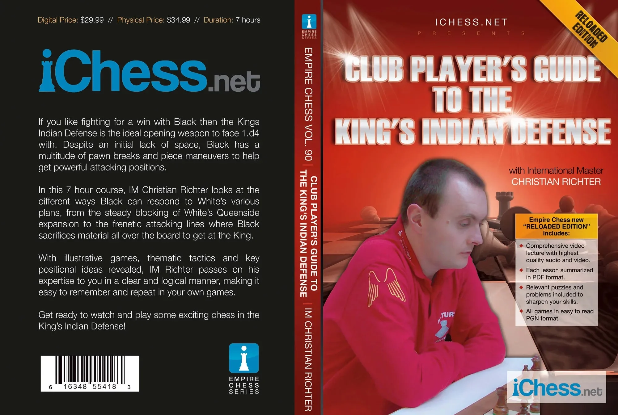 CLEARANCE - Club Player's Guide to the King's Indian Defense - EMPIRE CHESS - Image 2