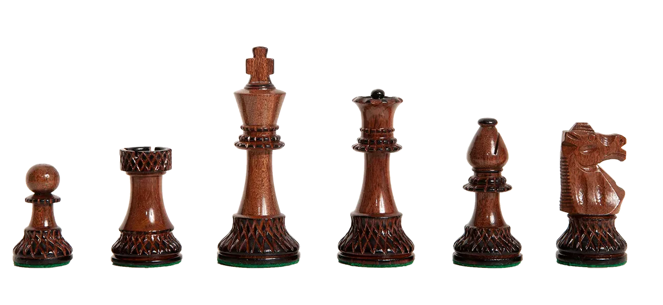 Burnt Golden Rosewood and Natural Boxwood