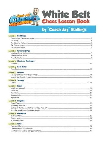 Coach Jay's Chess Academy - #1 White Belt Lessons - Image 3
