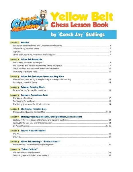 Coach Jay's Chess Academy - #2 Yellow Belt Lessons - Image 6