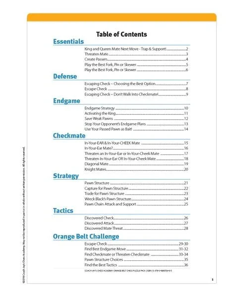 Coach Jay's Chess Academy - #3 Orange Belt Puzzles - Image 3