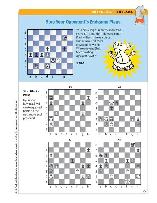 Coach Jay's Chess Academy - #3 Orange Belt Puzzles - Image 4