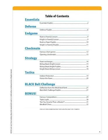 Coach Jay's Chess Academy - #7 Black Belt Puzzles - Image 3