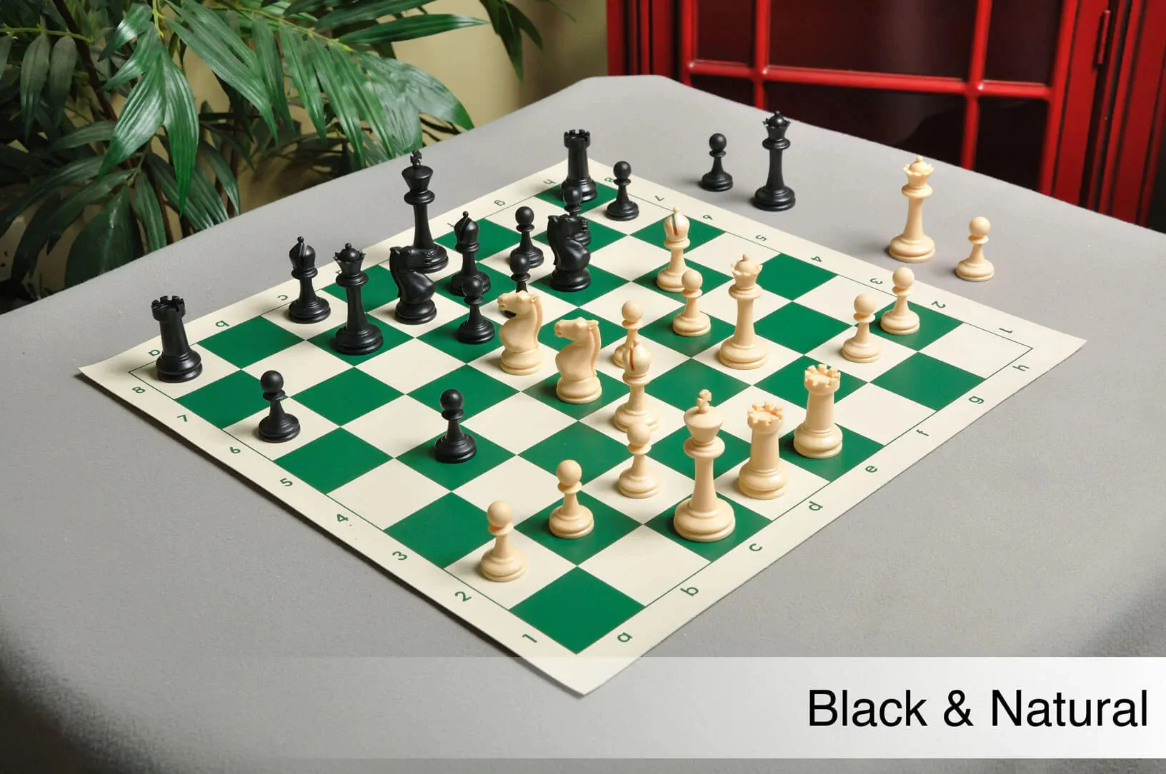 The Competition Series Plastic Chess Pieces - 3.75" King Height - Image 3