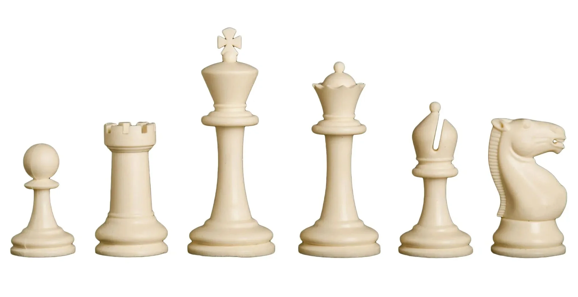 The Competition Series Plastic Chess Pieces - 3.75" King Height - Image 5