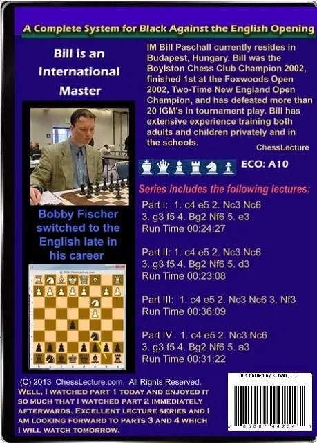E-DVD A Complete System for Black Against the English Opening - Chess Lecture - Volume 65 - Image 2