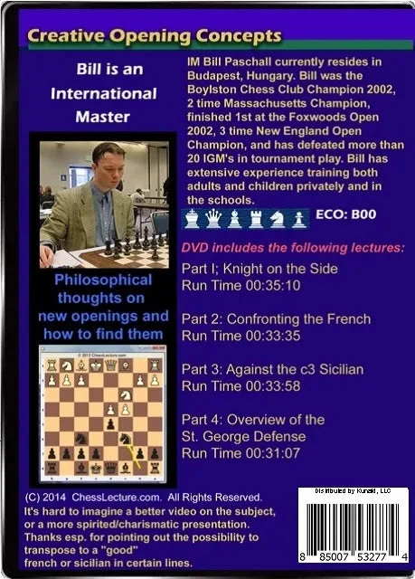 E-DVD Creative Opening Concepts - Chess Lecture - Volume 118 - Image 2
