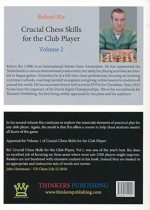 CLEARANCE - Crucial Chess Skills for the Club Player - Volume 2 - Image 2