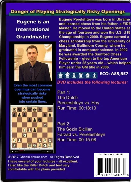 E-DVD Danger of Playing Strategically Risky Openings - Chess Lecture - Volume 165 - Image 2