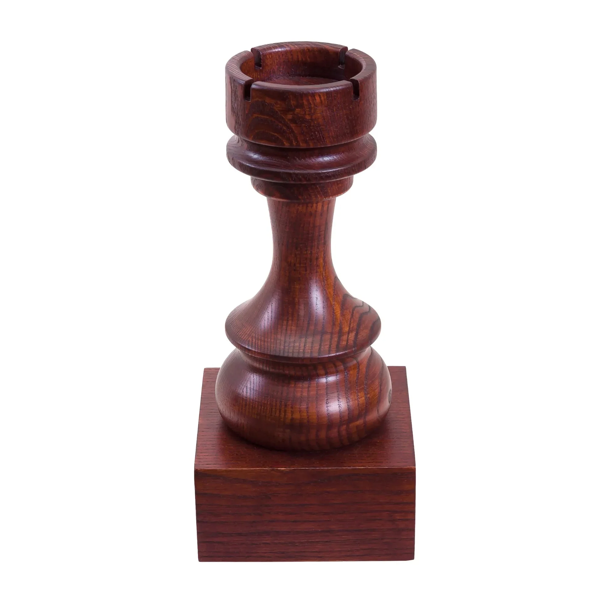 Decorative Wood Chess Piece - Rook - Image 4