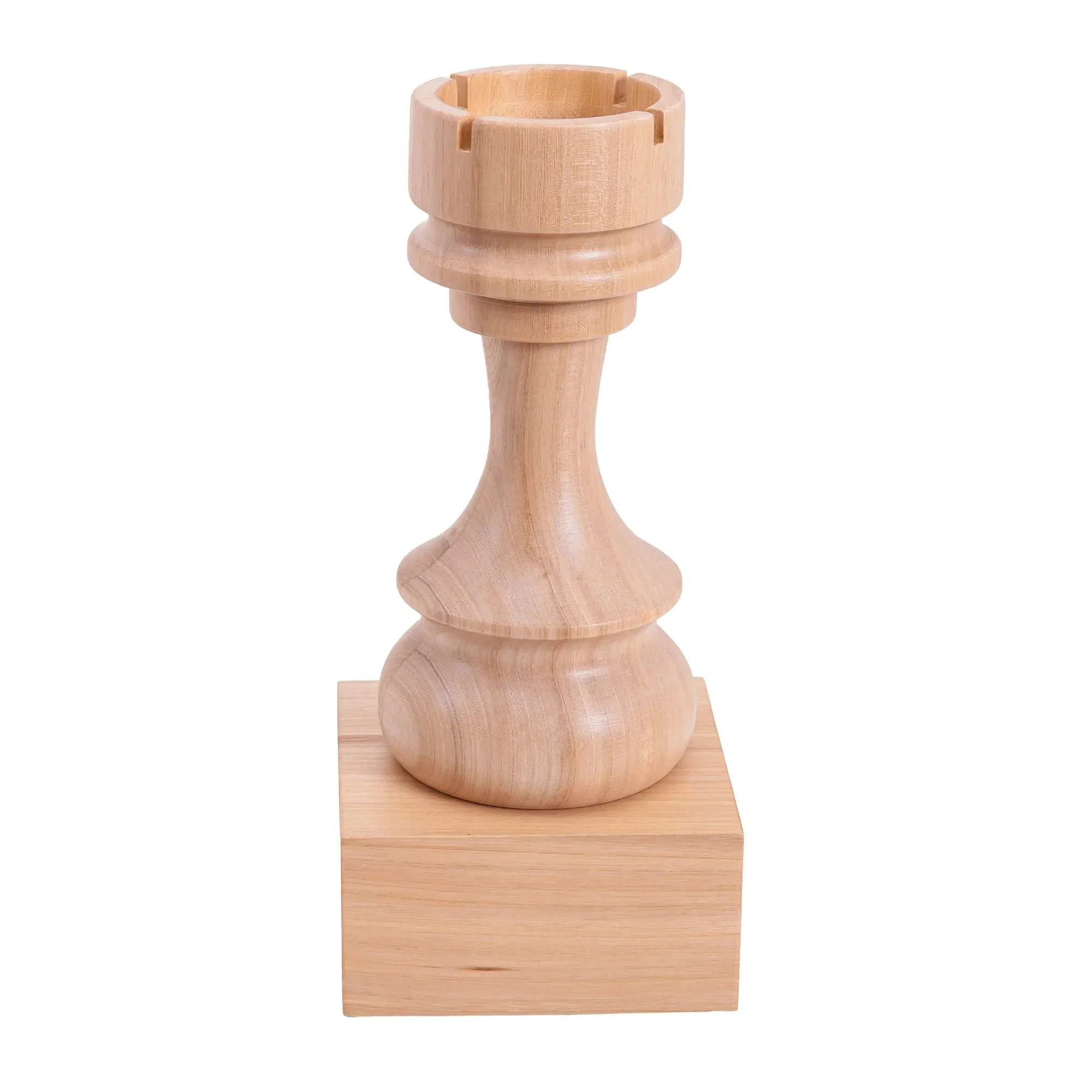 Decorative Wood Chess Piece - Rook - Image 5