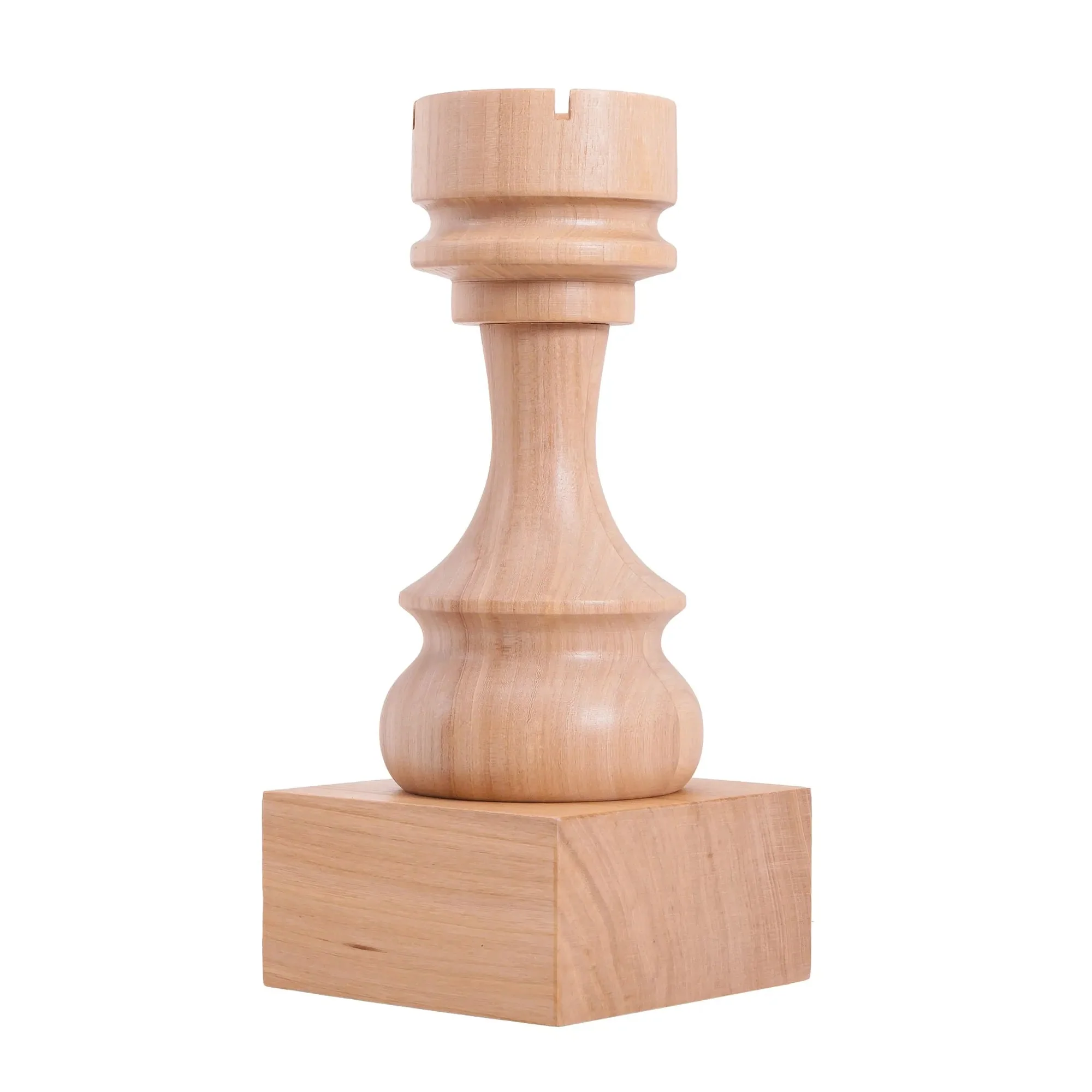 Decorative Wood Chess Piece - Rook - Image 7