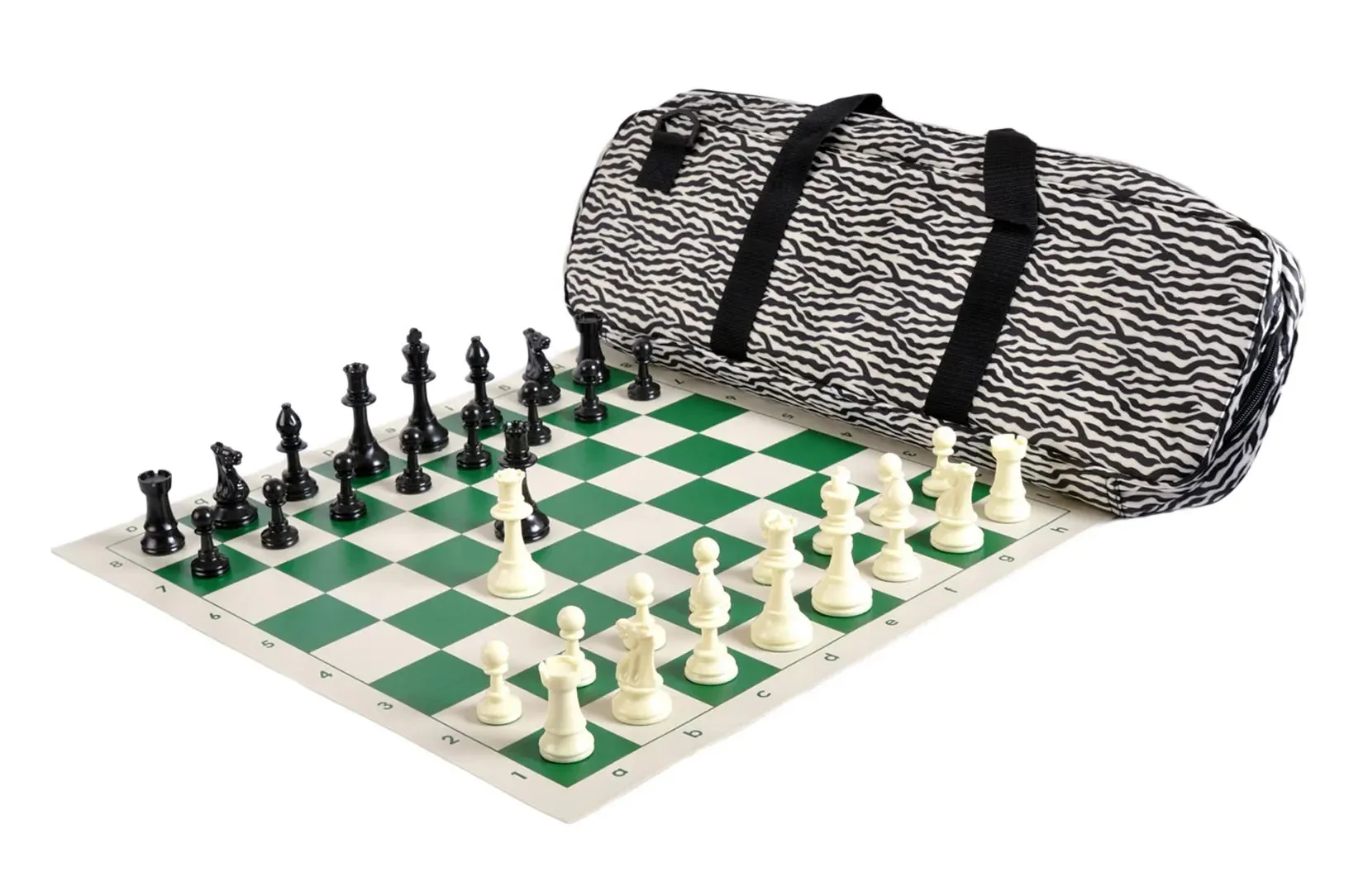 Deluxe Chess Set Combination and Triple Weighted Regulation Pieces | Vinyl Chess Board | Deluxe Bag - Image 24