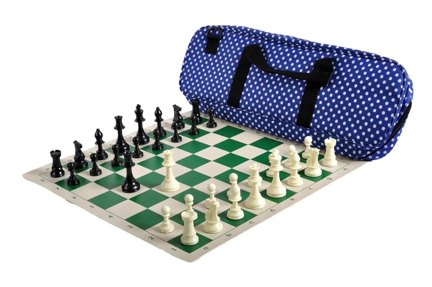 Deluxe Chess Set Combination and Triple Weighted Regulation Pieces | Vinyl Chess Board | Deluxe Bag - Image 29