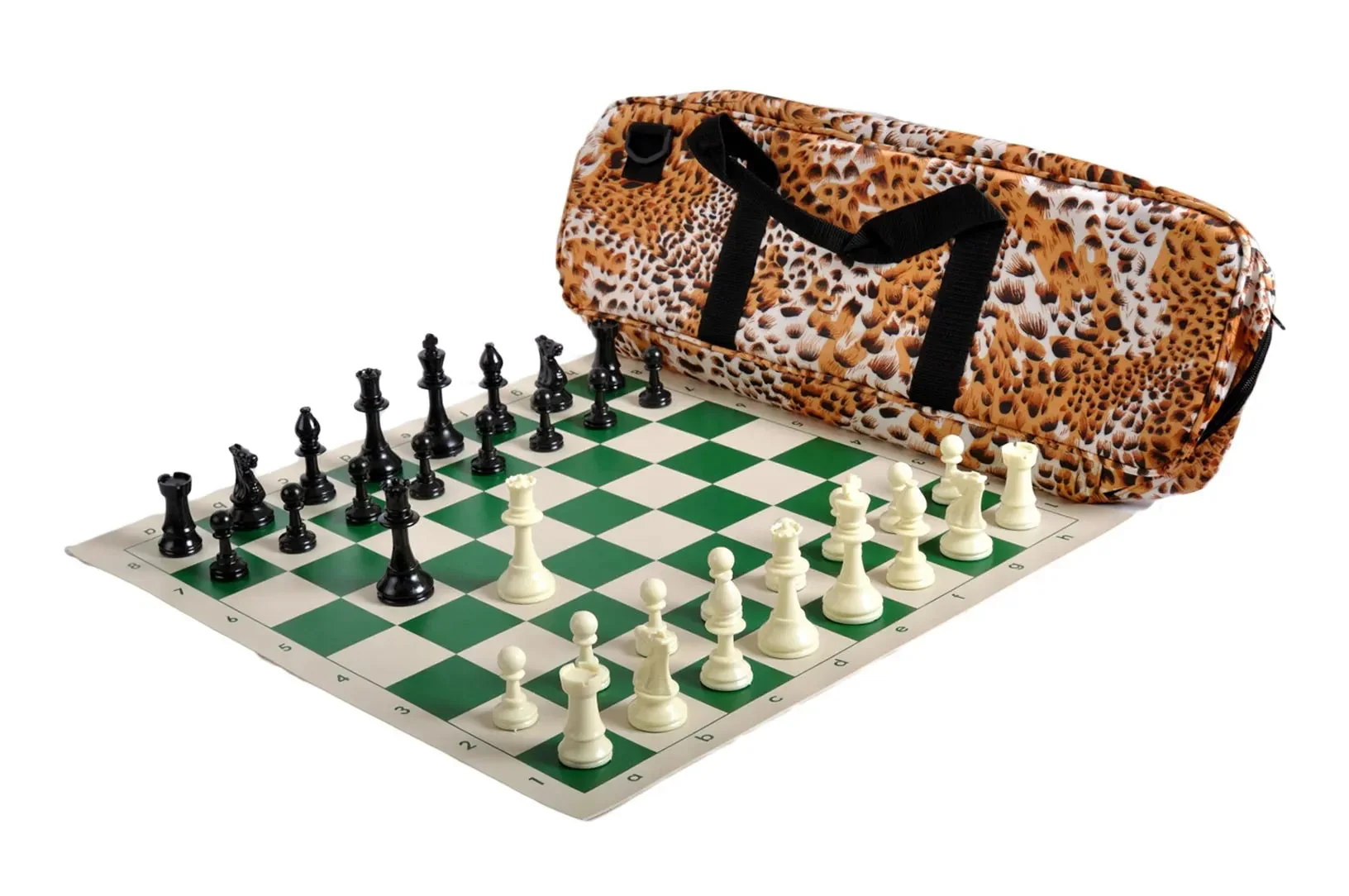 Deluxe Chess Set Combination and Triple Weighted Regulation Pieces | Vinyl Chess Board | Deluxe Bag - Image 30
