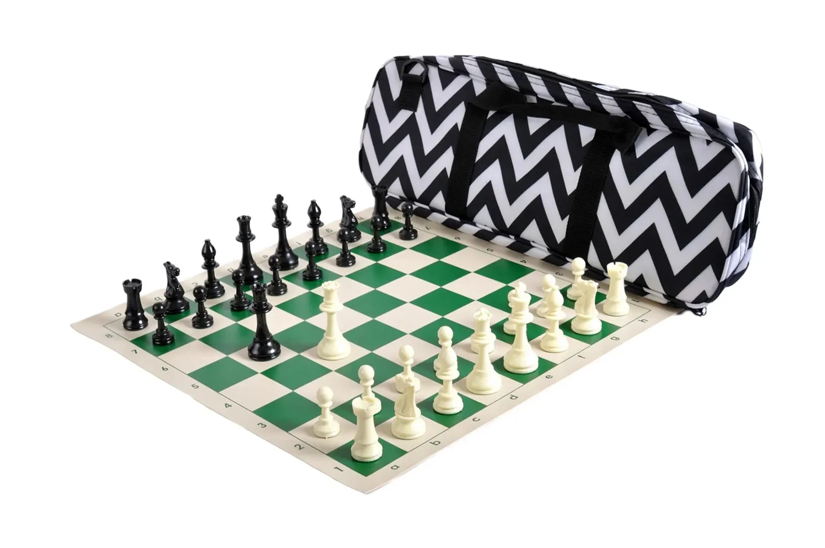 Deluxe Chess Set Combination and Triple Weighted Regulation Pieces | Vinyl Chess Board | Deluxe Bag - Image 33