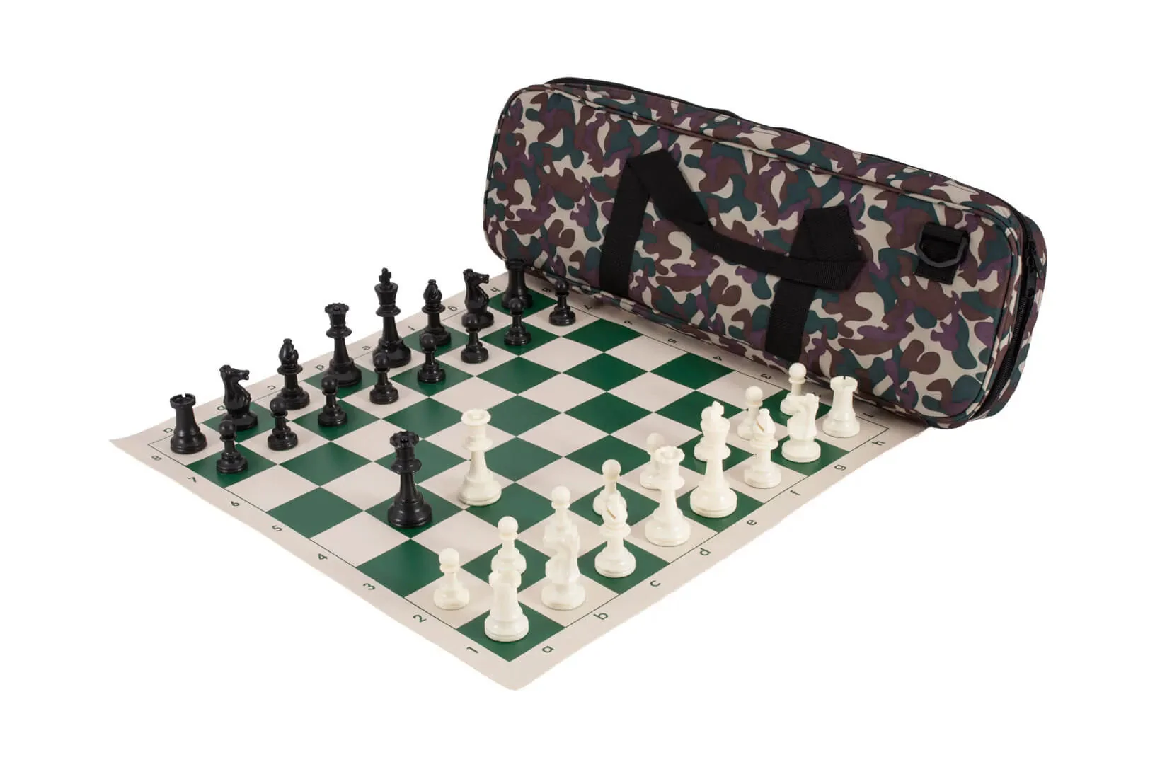 Deluxe Chess Set Combination and Triple Weighted Regulation Pieces | Vinyl Chess Board | Deluxe Bag - Image 6