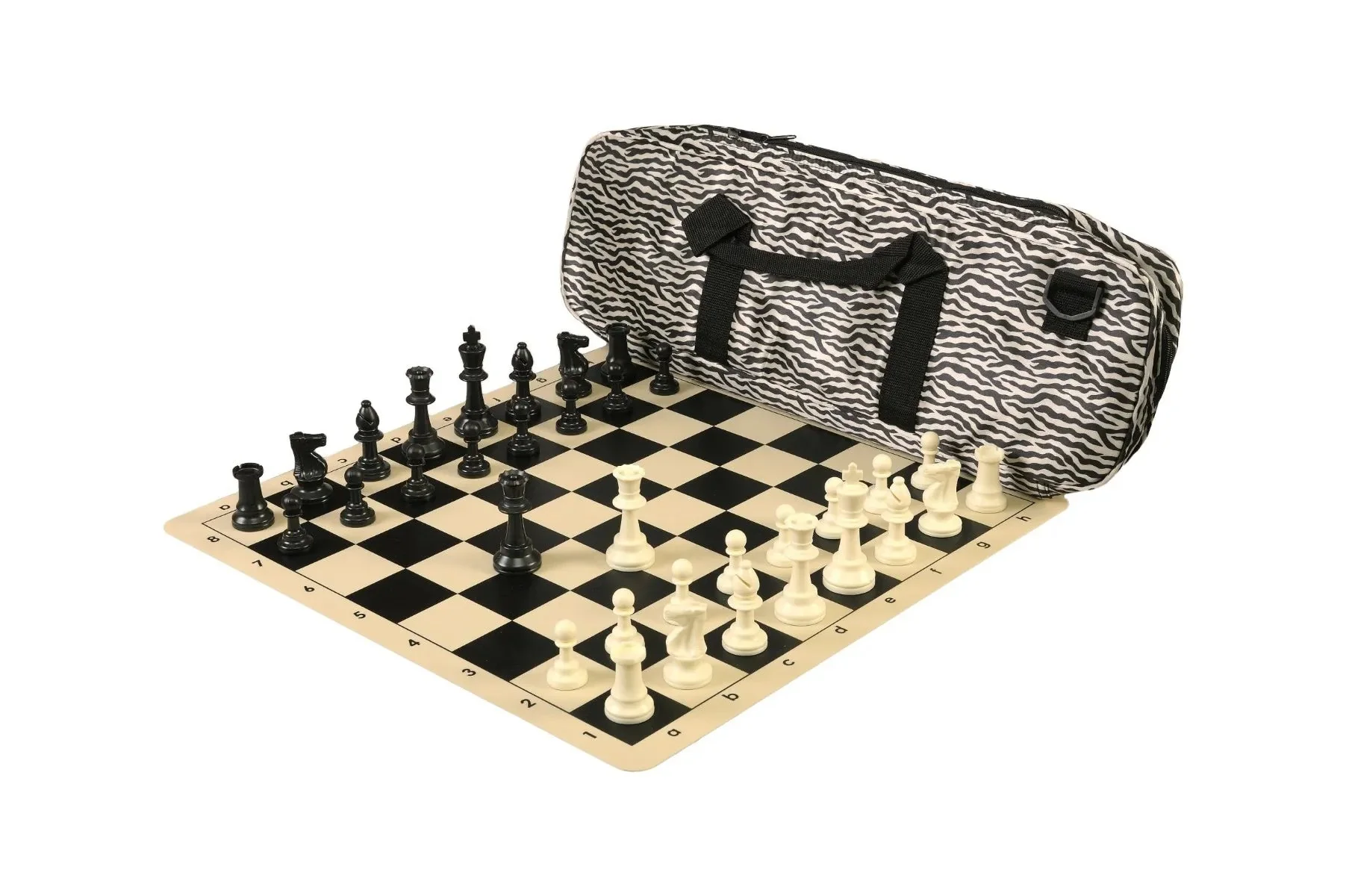 Deluxe Chess Set Combination and Single Weighted Regulation Pieces | Silicone Chess Board | Deluxe Bag - Image 10
