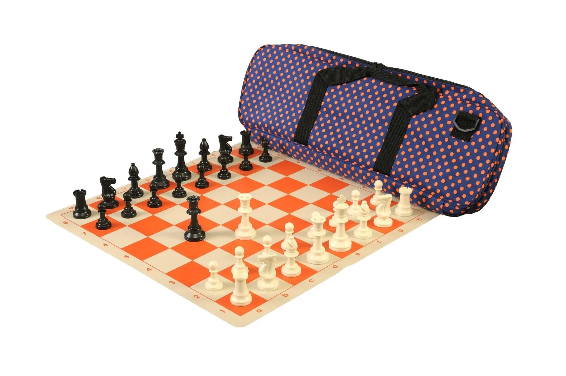 Deluxe Chess Set Combination and Single Weighted Regulation Pieces | Silicone Chess Board | Deluxe Bag - Image 8