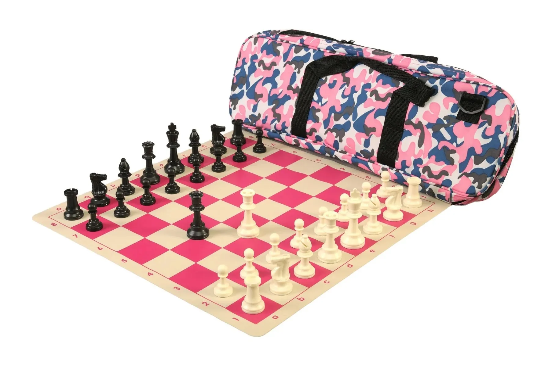 Deluxe Chess Set Combination and Triple Weighted Regulation Pieces | Silicone Chess Board | Deluxe Bag - Image 15