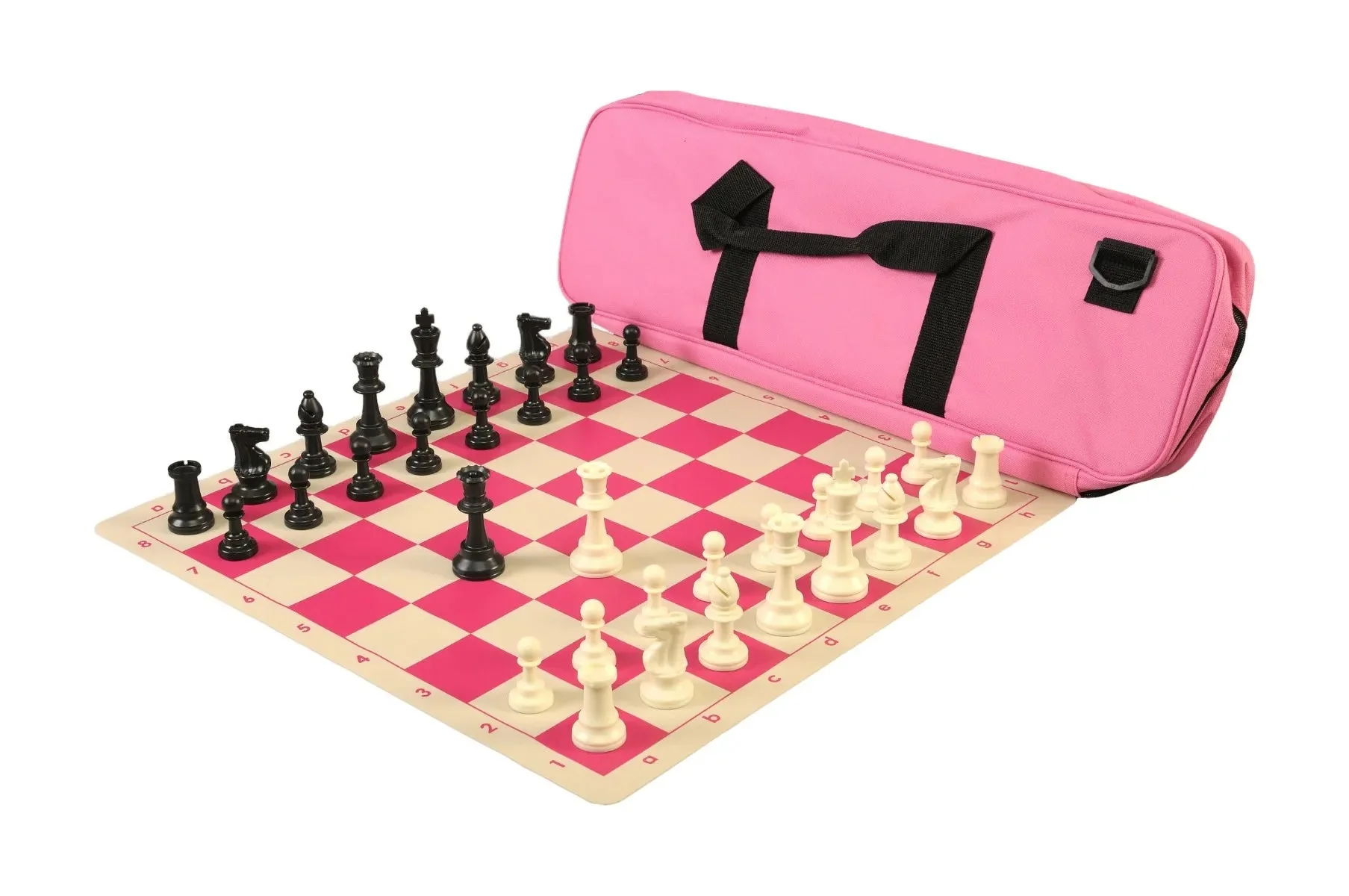 Deluxe Chess Set Combination and Triple Weighted Regulation Pieces | Silicone Chess Board | Deluxe Bag - Image 7