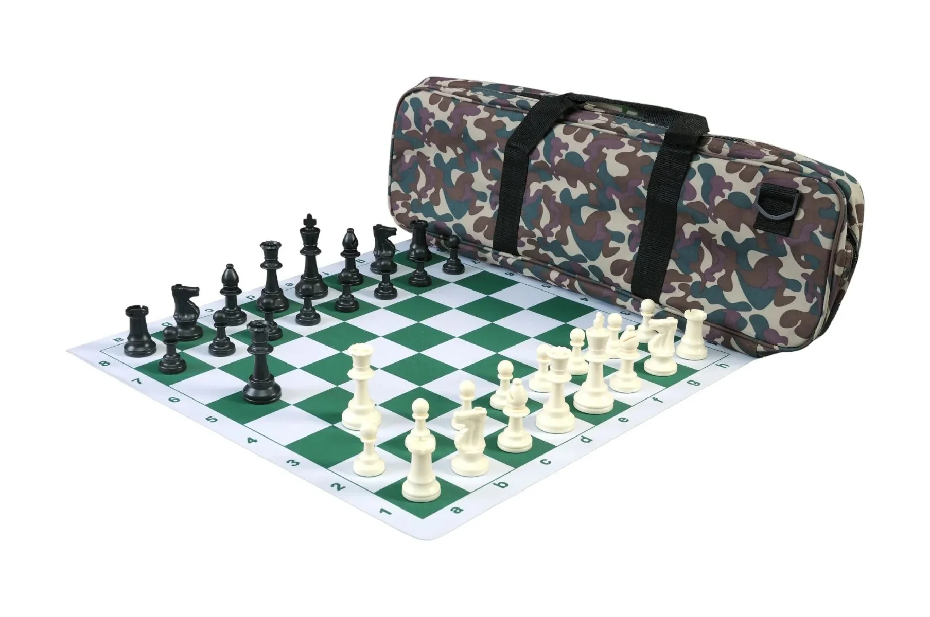 Deluxe Chess Set Combination and Single Weighted Regulation Pieces | Thin Mousepad Chess Board | Deluxe Bag - Image 27