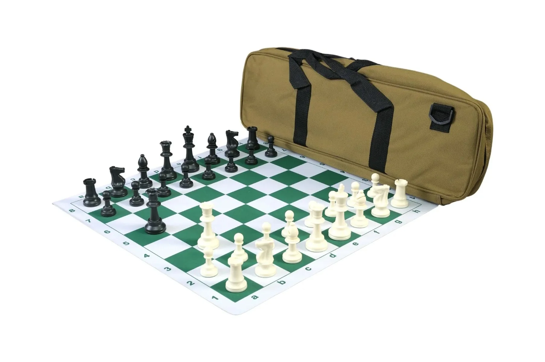 Deluxe Chess Set Combination and Triple Weighted Regulation Pieces | Thin Mousepad Chess Board | Deluxe Bag - Image 23