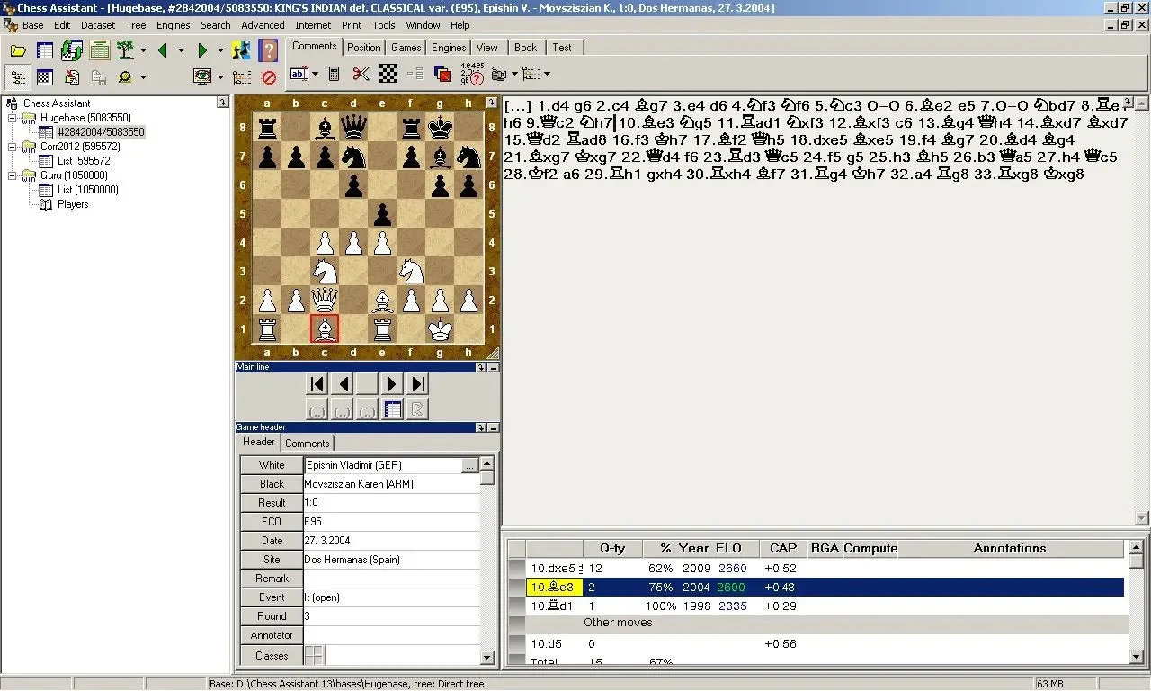 DOWNLOAD - Chess Assistant 18 with Houdini 6 - Image 3
