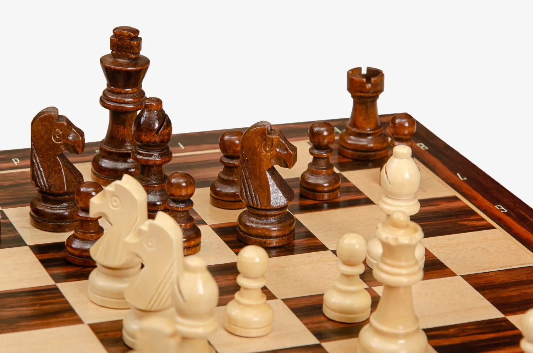 Drake Magnetic Travel Chess Set - 13" x 13" - Ebony - Image 6