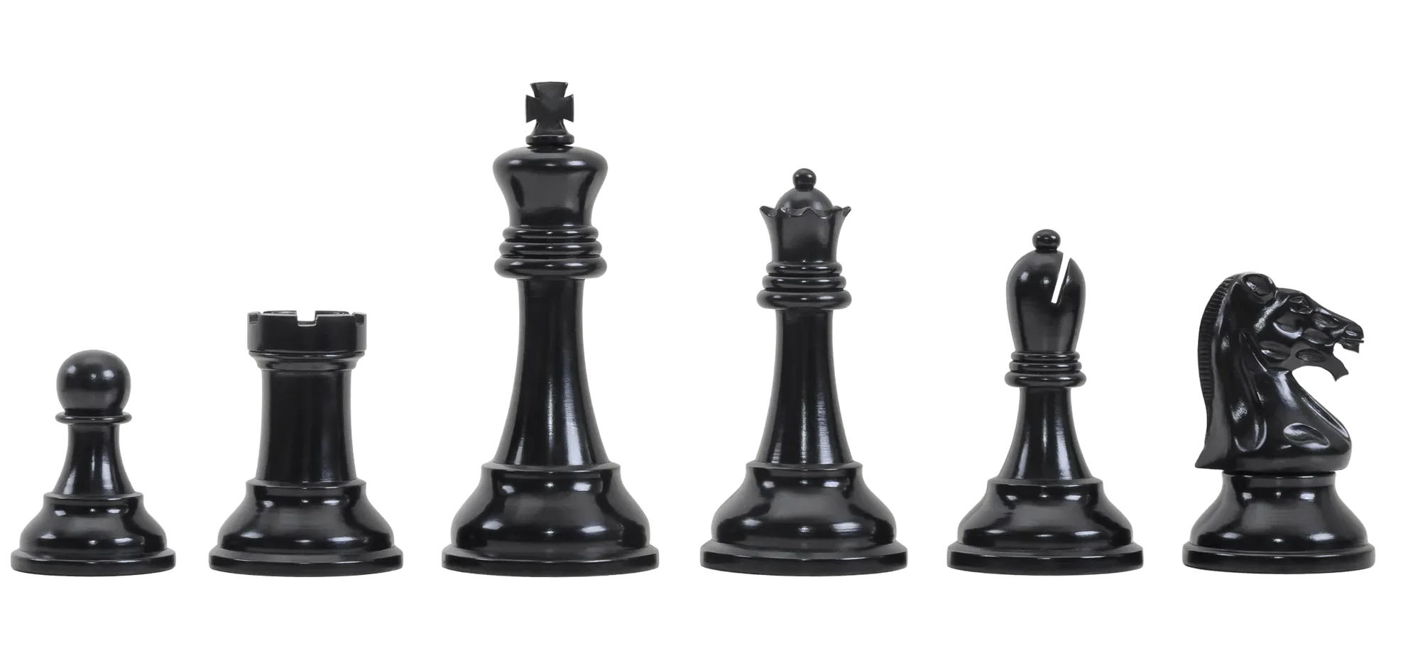 DGT Projects - Ebonized Boxwood Drueke Players Choice Chess Pieces