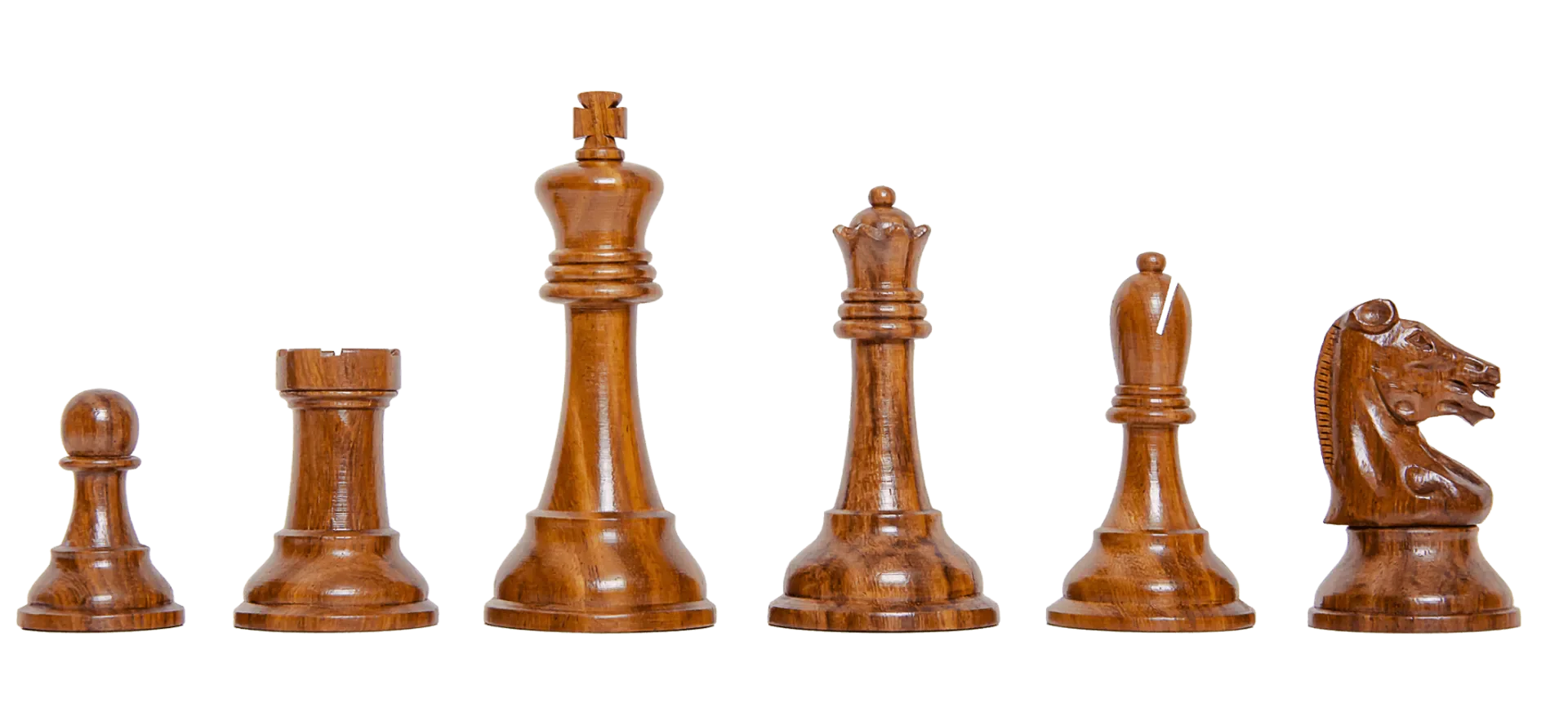 DGT Projects - Golden Rosewood Drueke Players Choice Chess Pieces