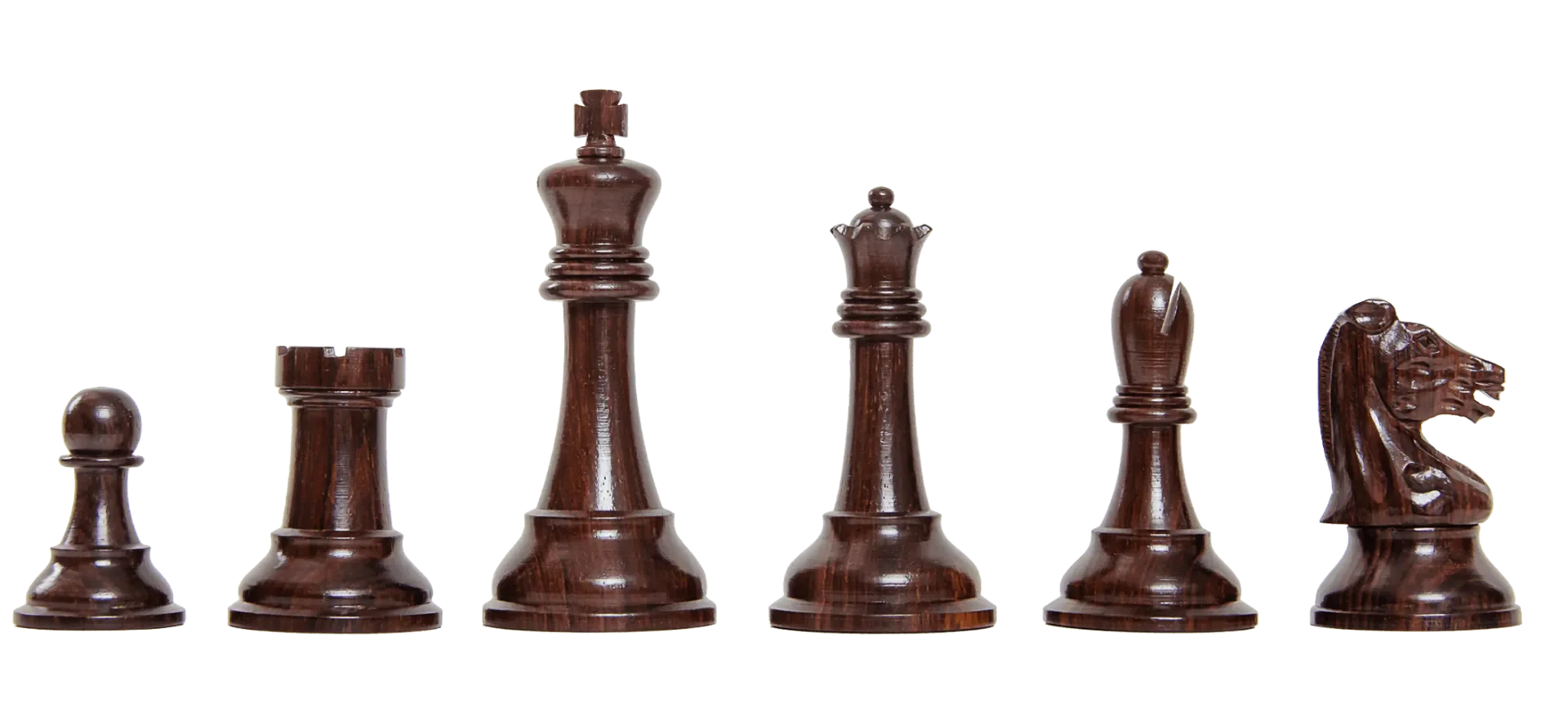 DGT Projects - Indian Rosewood Drueke Players Choice Chess Pieces