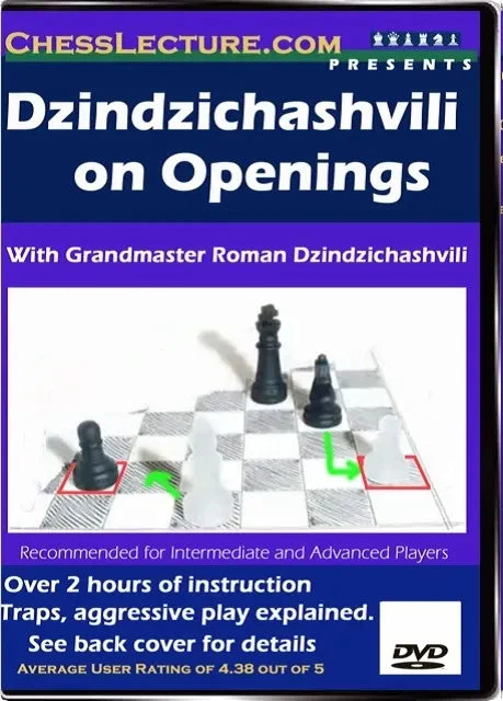 E-DVD Dzindzichashvili on Openings - Chess Lecture - Volume 14
