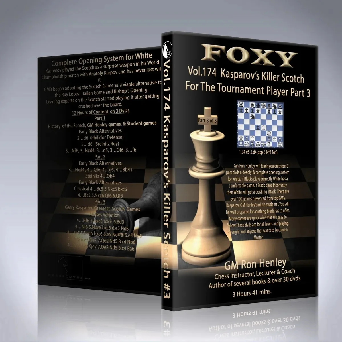 E-DVD FOXY OPENINGS - Volume 174 - Kasparov's Killer Scotch For the Tournament Player - Volume 3