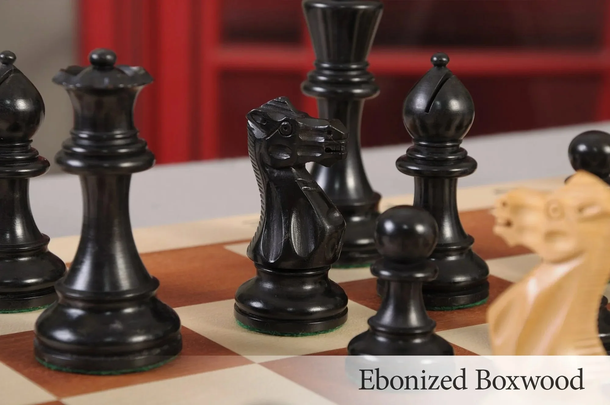 Ebonized Boxwood and Natural Boxwood