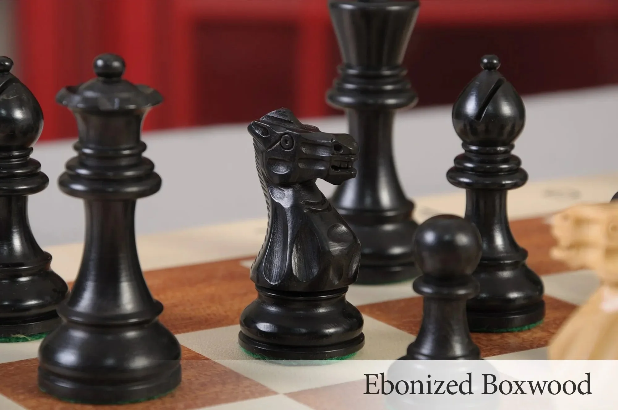 Ebonized Boxwood and Natural Boxwood