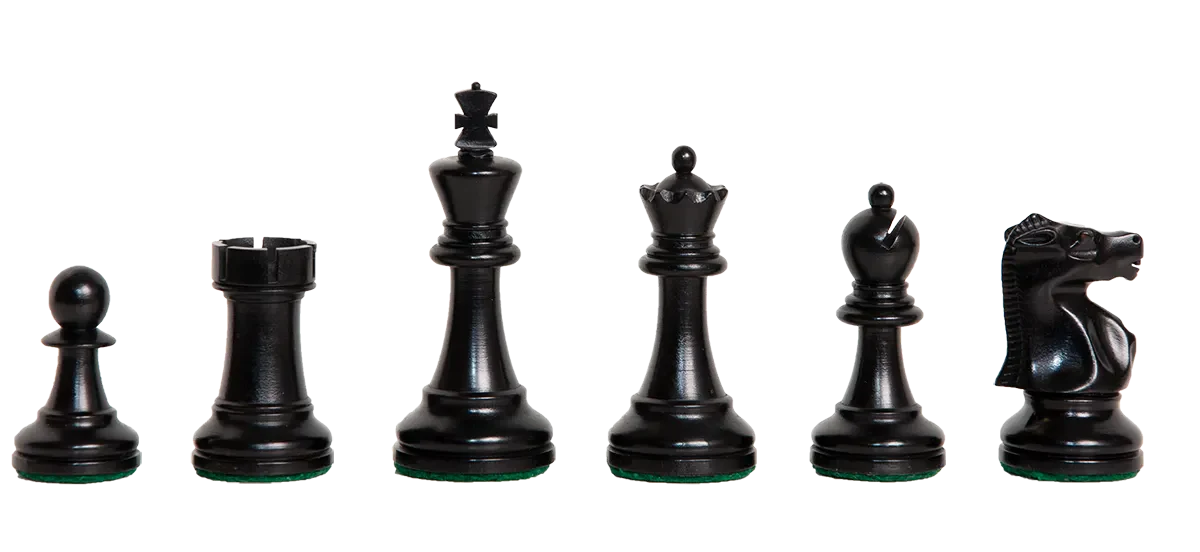 Ebonized Boxwood and Natural Boxwood