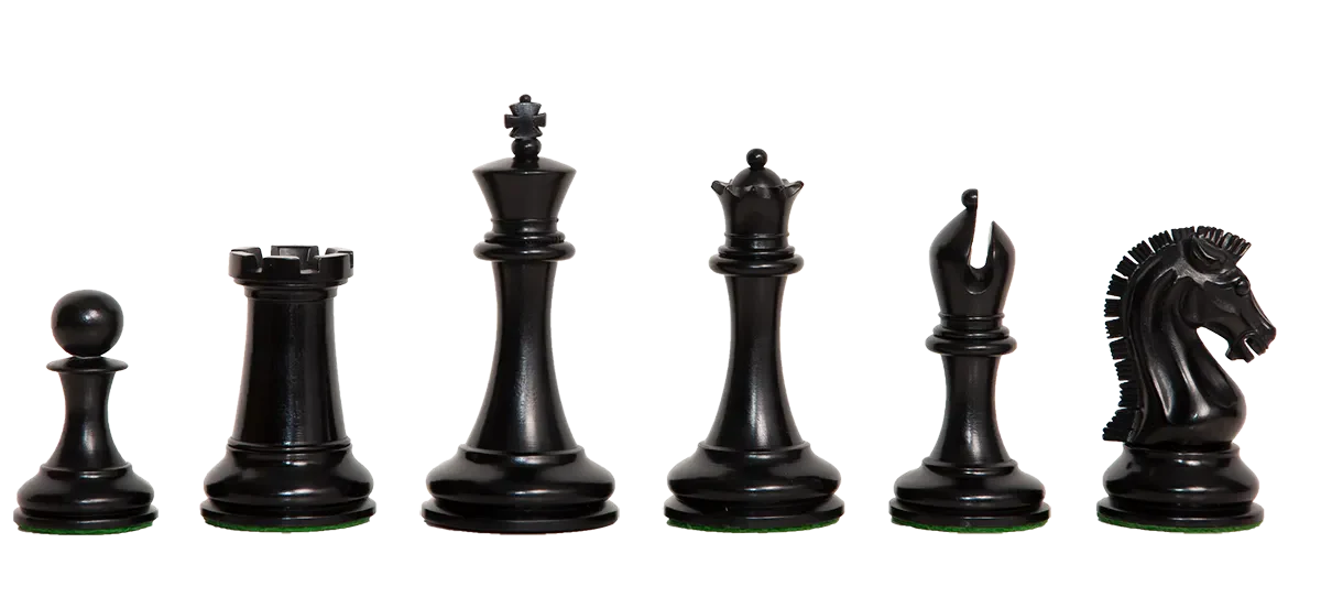 Ebonized Boxwood and Natural Boxwood