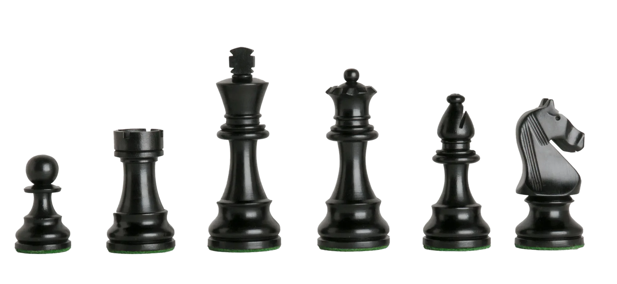 Ebonized Boxwood and Natural Boxwood