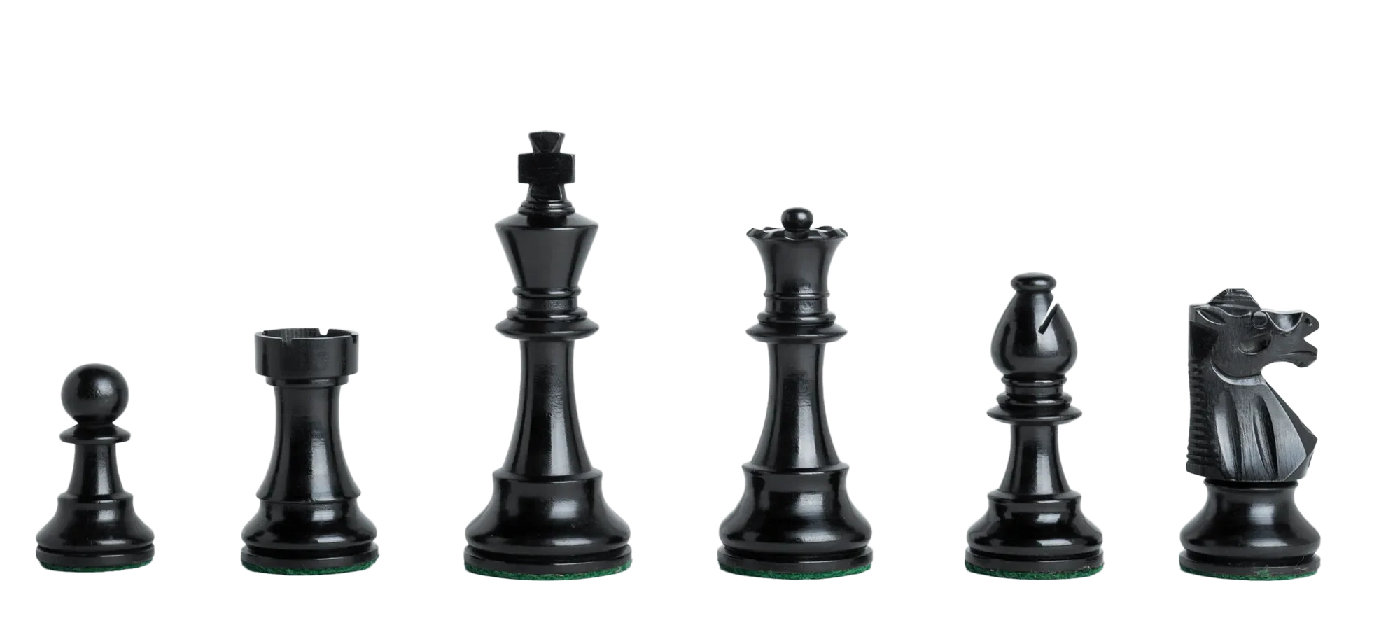 Ebonized Boxwood and Natural Boxwood