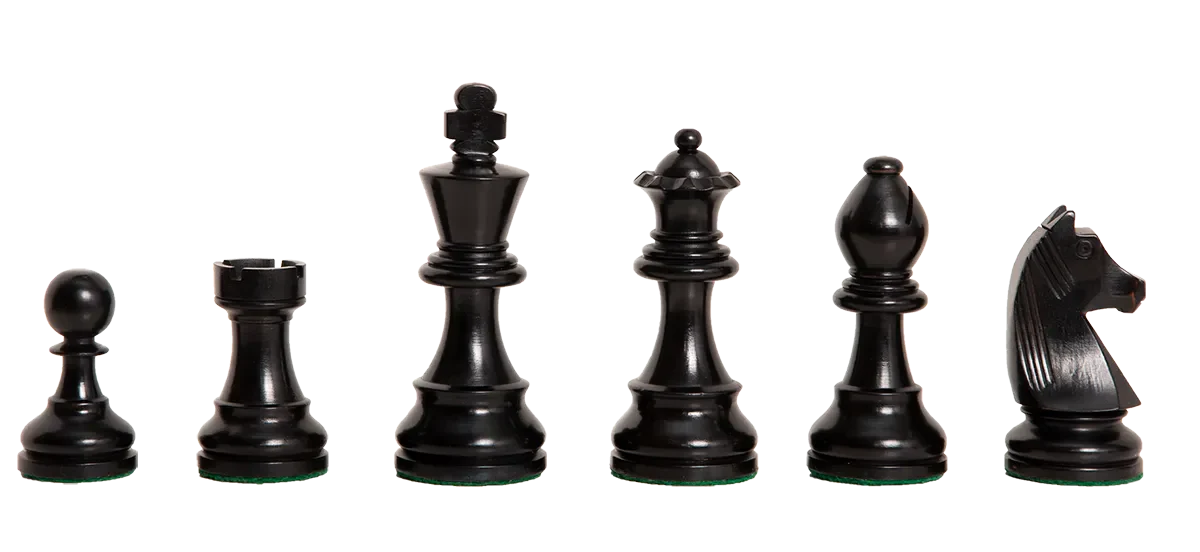 Ebonized Boxwood and Natural Boxwood