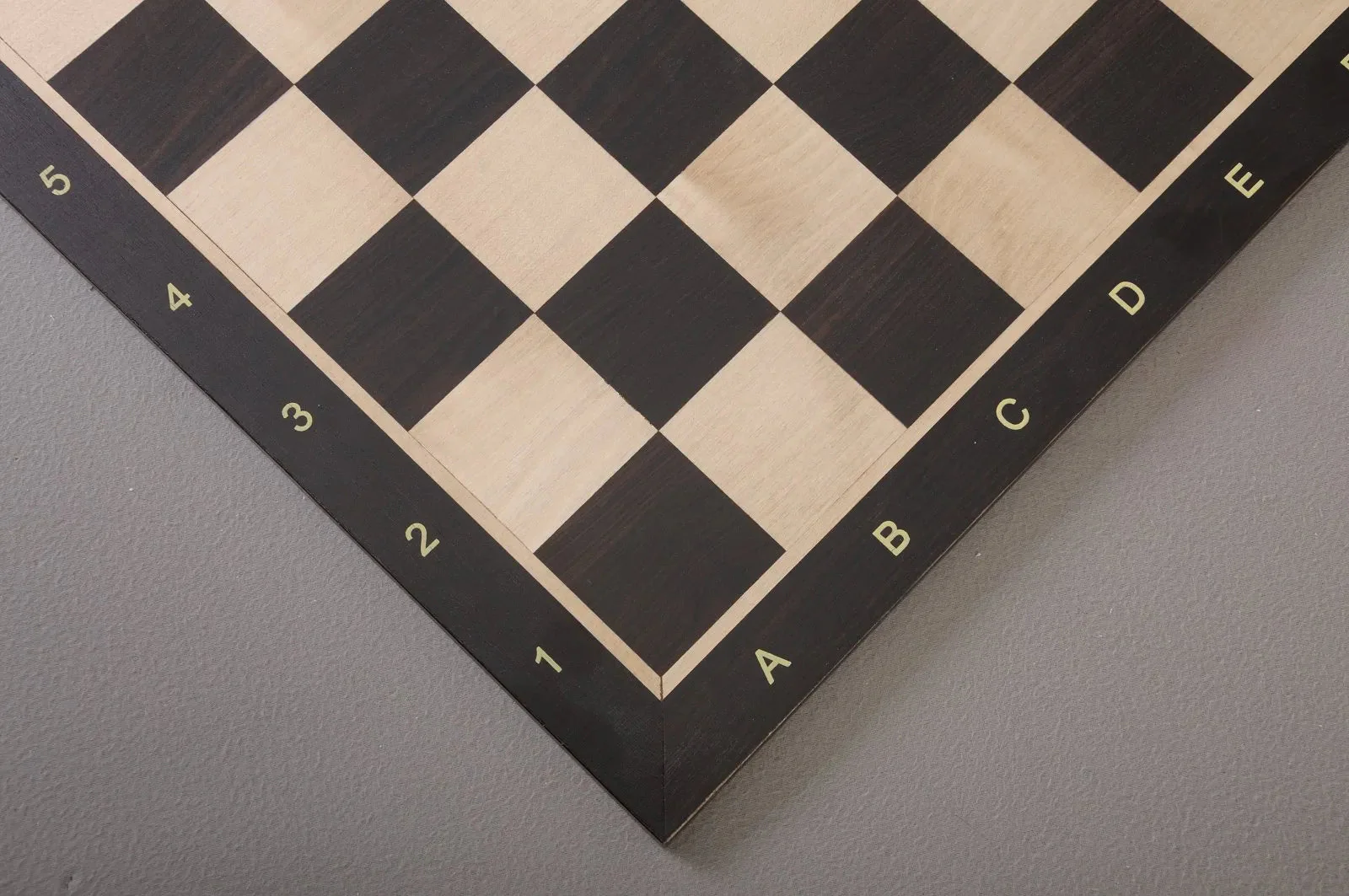 Ebony and Maple Wooden Tournament Chess Board - Image 2