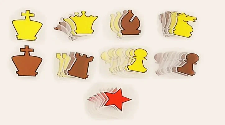 Extra Pieces for 28" Pouch-Style Chess Demonstration Set - Image 4