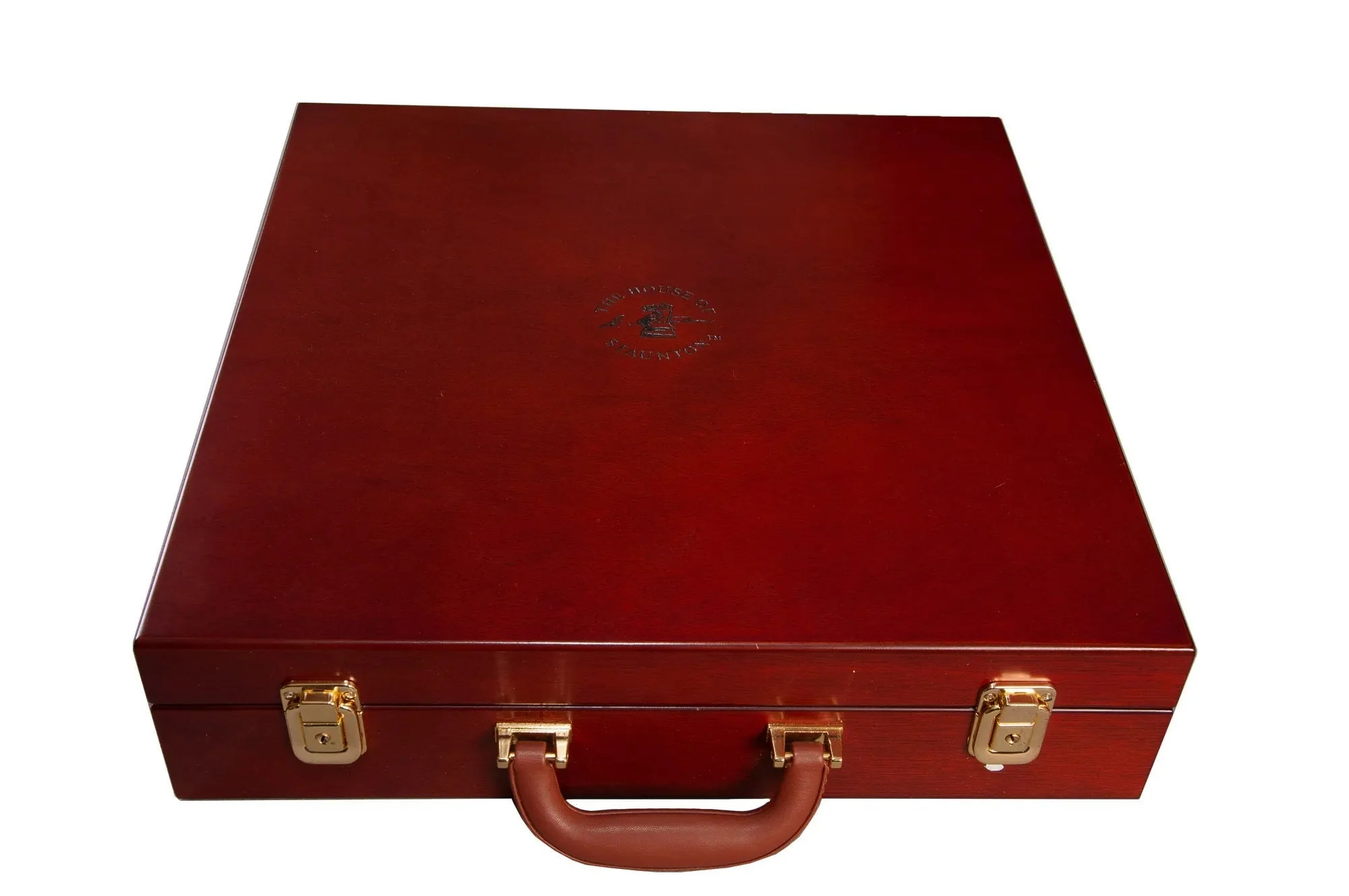 Fitted Briefcase Chess Box - Mahogany - Image 3