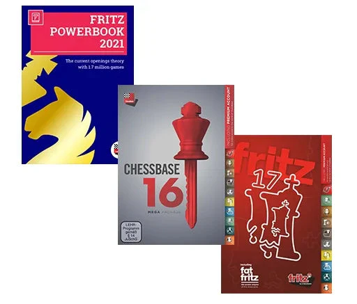 Fritz 17 + CHESSBASE 16 MEGA + Powerbook 2021 Bundle