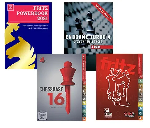 CB Starter 16 + Fritz 17 + Powerbook 2021 + Endgame Turbo 4 Bundle